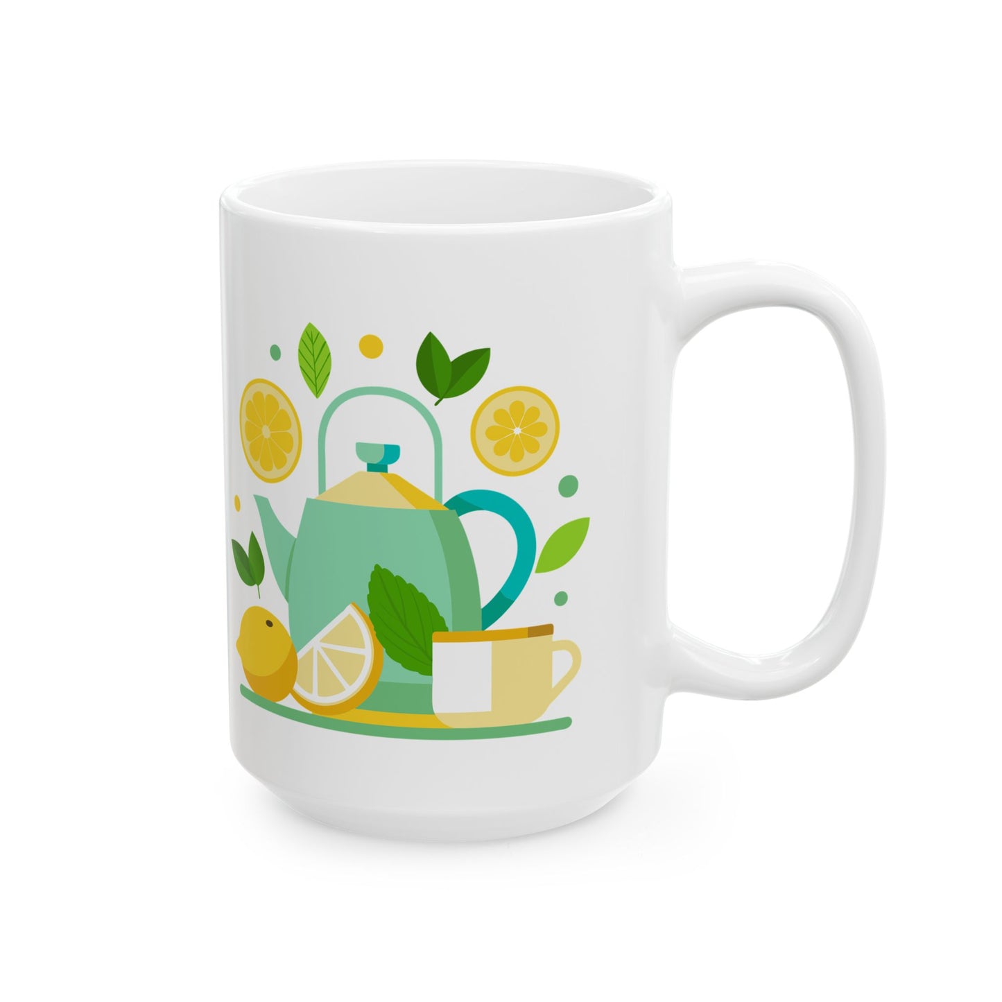 Lemonade-Themed Ceramic Mug | Refreshing Drink Lover's Gift | Summer Vibe Coffee Cup | Ideal for Tea Parties, Birthdays, Home Decor