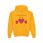 Valentine's Day Kids Hoodie - Pink Heart Trio Youth Sweatshirt