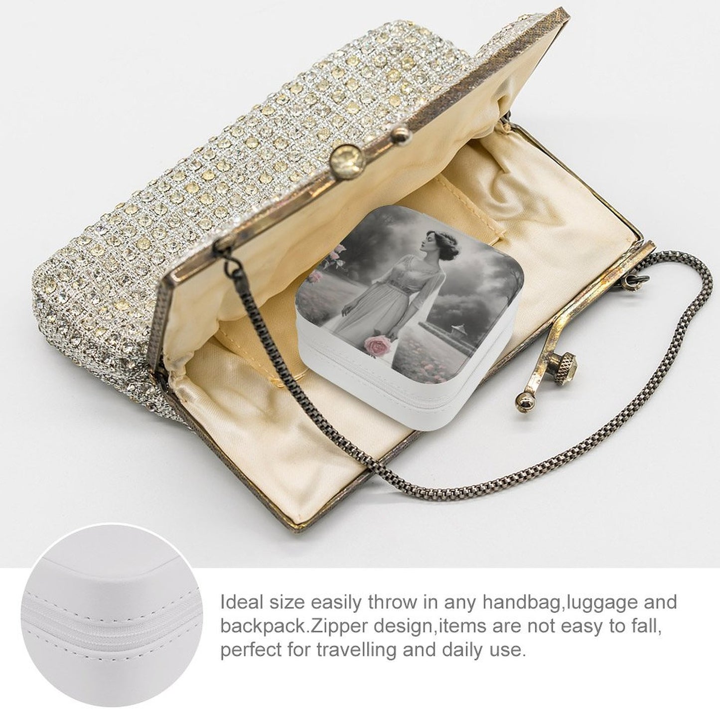PU Portable Travel Jewelry Box