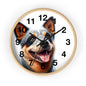 Australian Cattle Dog Wall Clock — Happy Blue Heeler Pet Decor