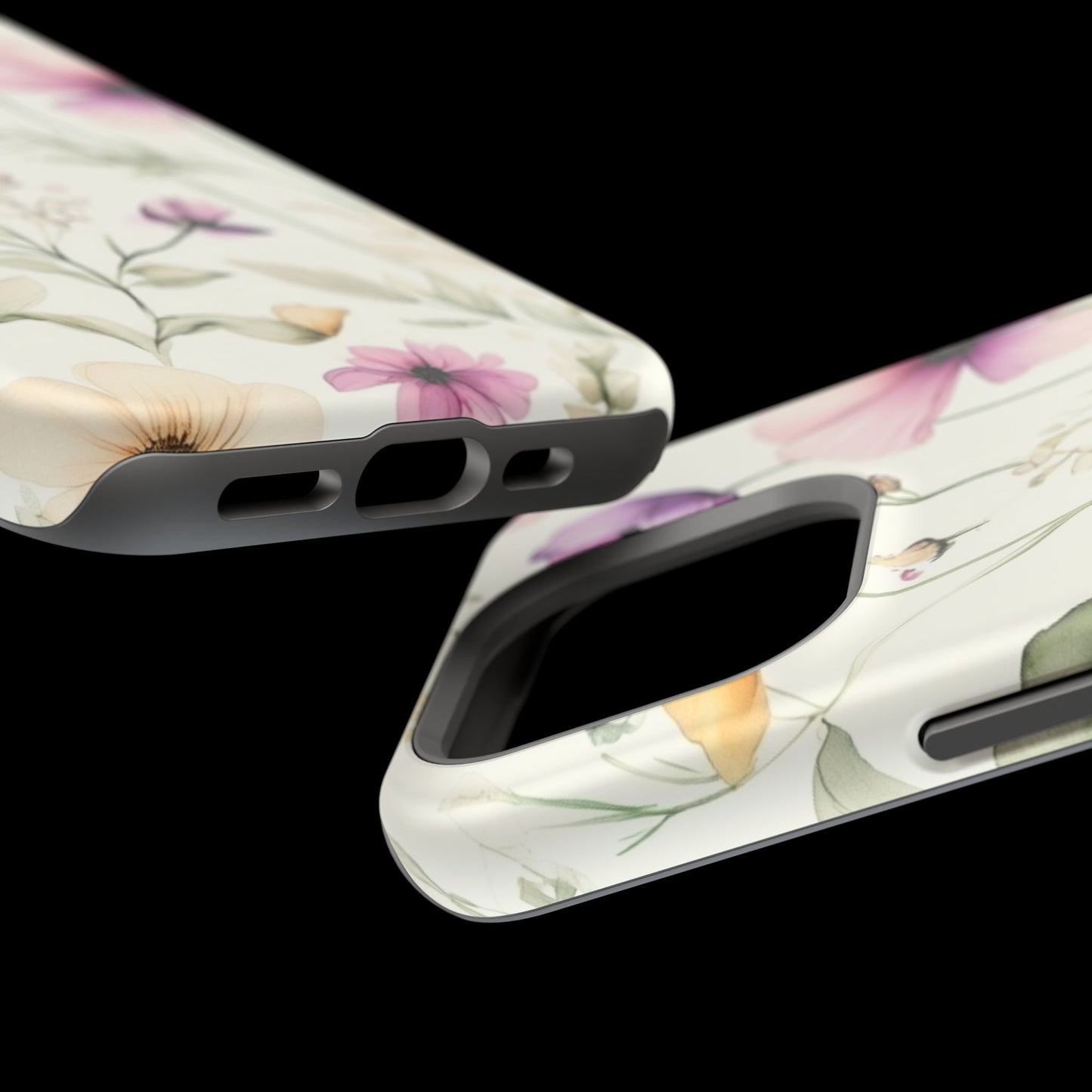 Floral Watercolor Magnetic Impact-Resistant Phone Case