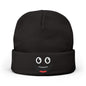 Smiley Face Knit Beanie - Cozy Winter Hat for Kids & Adults, Cute Gift for Birthdays, Holidays, Winter Fun