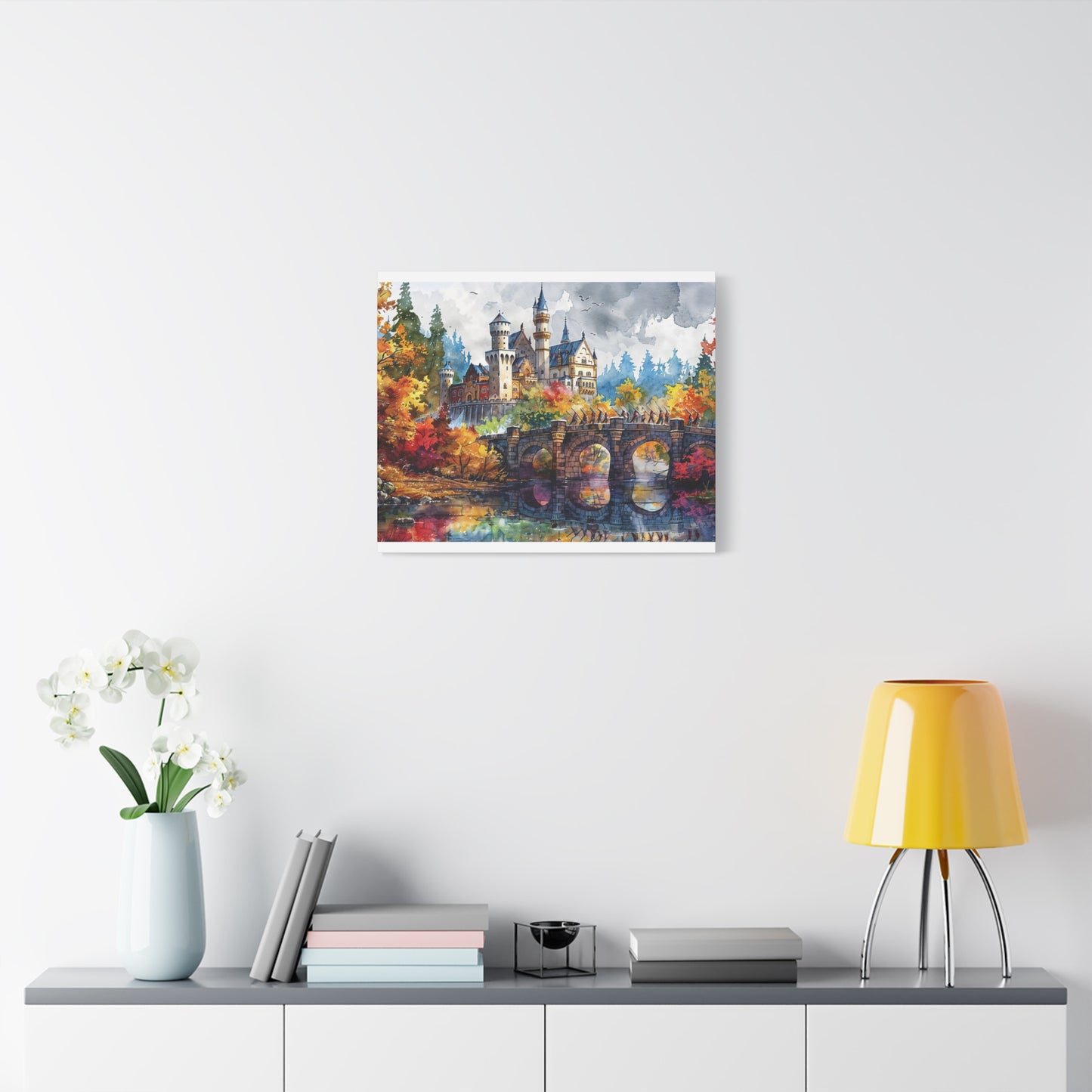 Matte Canvas, Stretched, 1.25" - Castle