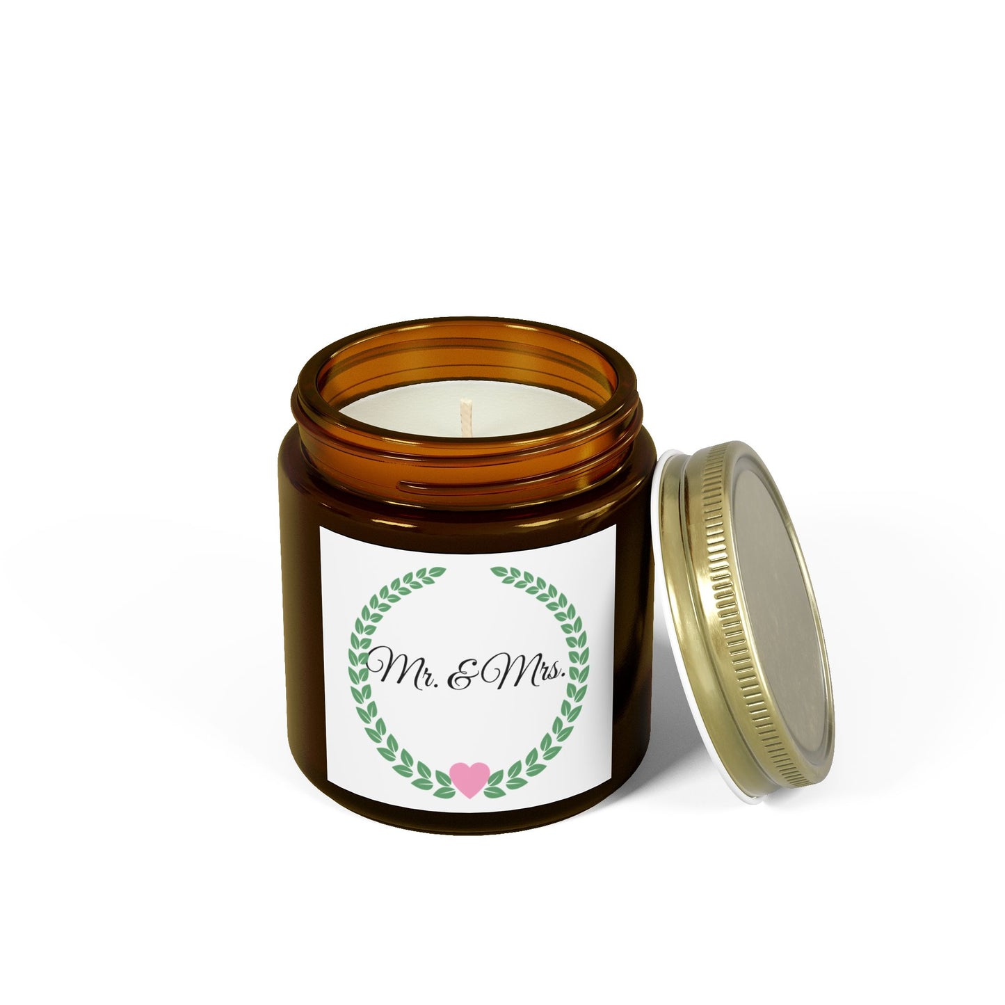 Mr & Mrs Scented Candles - Perfect Wedding Favor, Bridal Shower Gift, Home Décor, Engagement Celebration