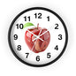 Whimsical Apple Wall Clock, Fun Kids Decor, Nursery Wall Accent, Tick Tock, Gift for Children, Playful Home Decor, Educational Timer