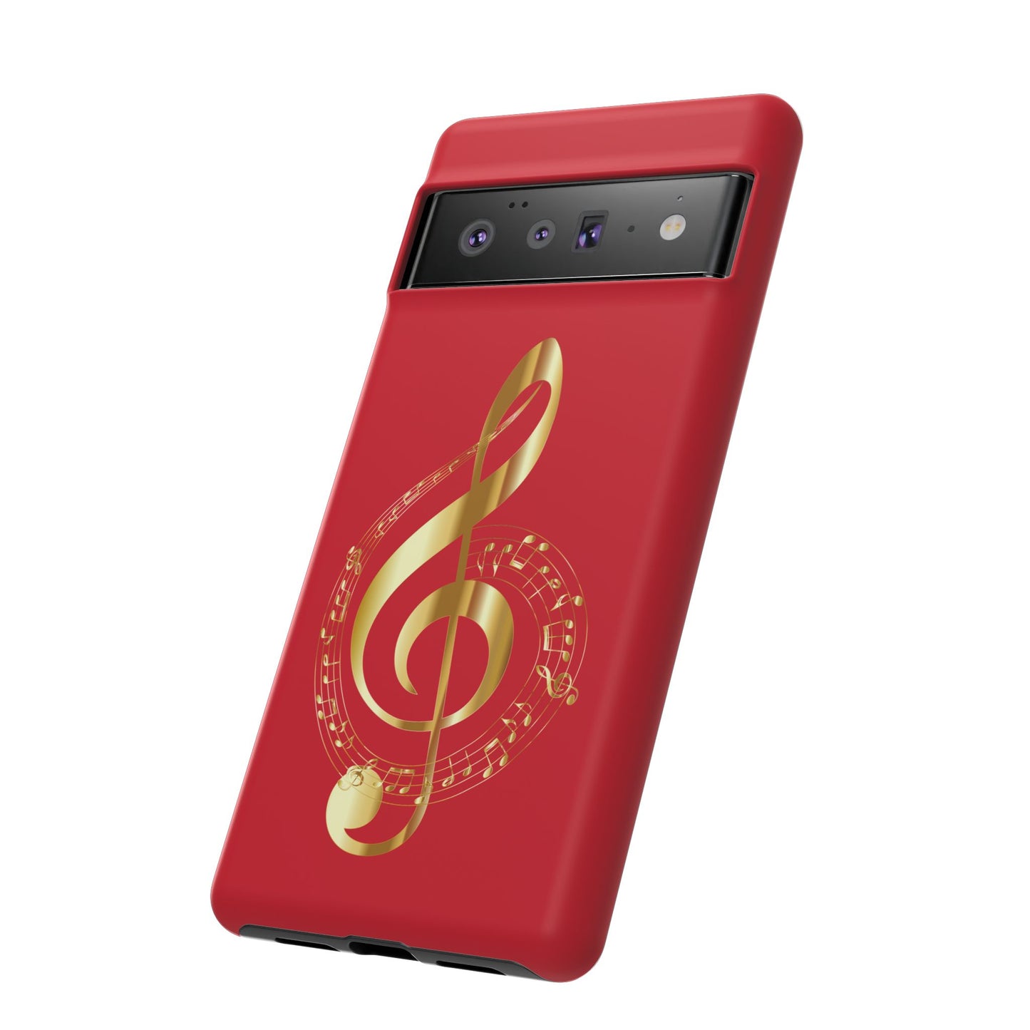 Tough Cases - Red Musical Note