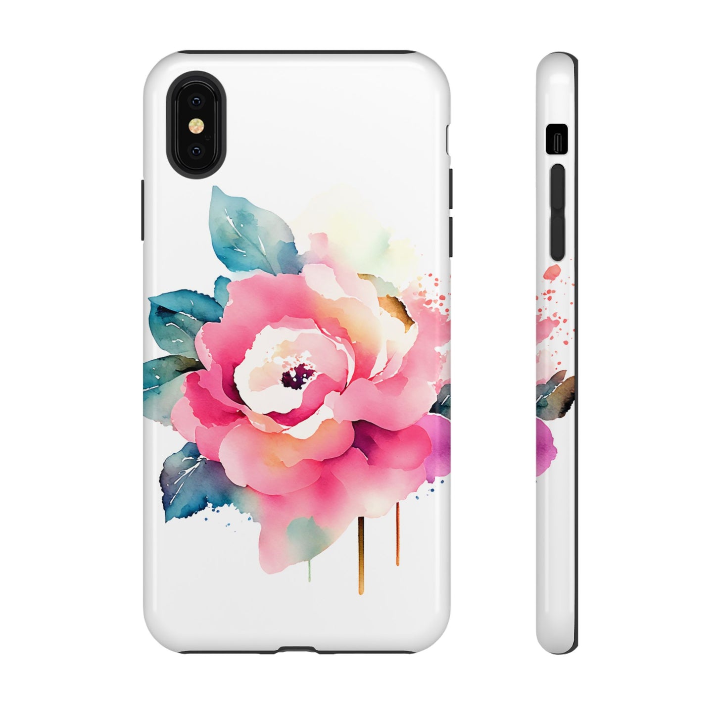 Floral Phone Case - Vibrant Rose Design