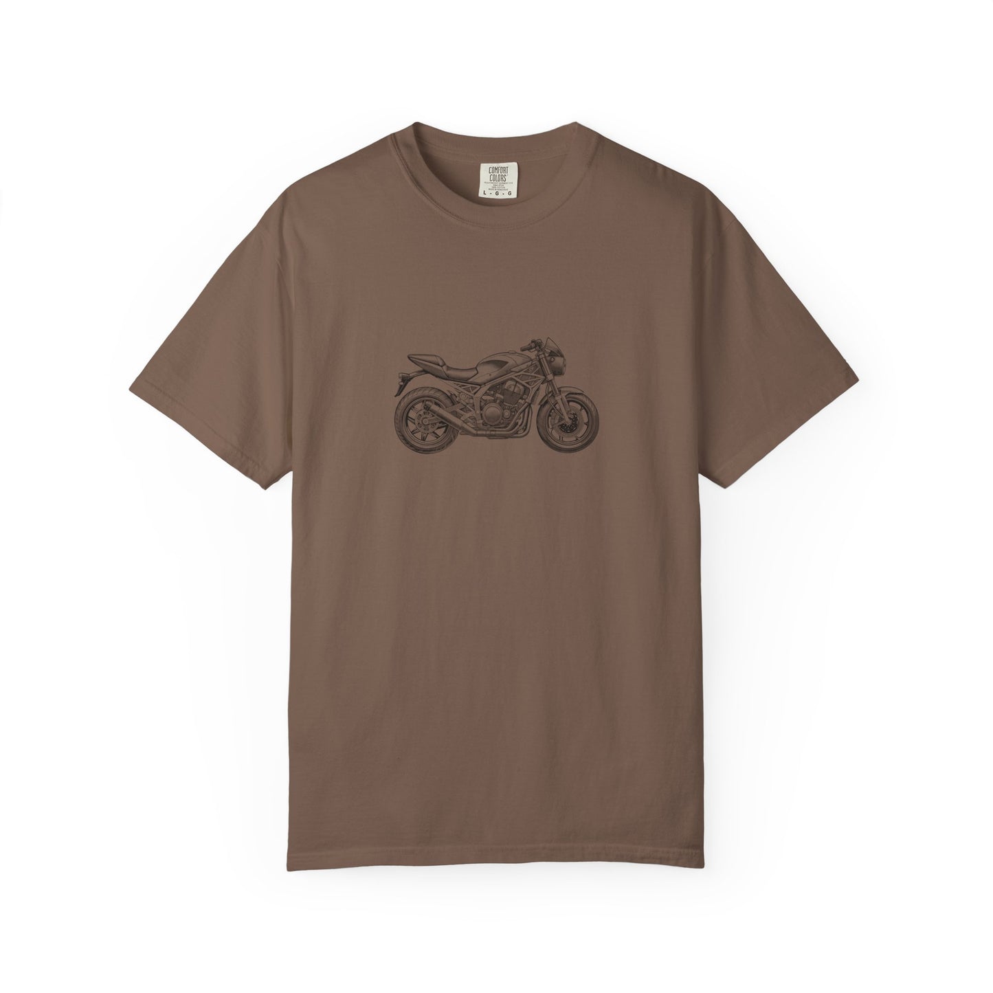 Motorcycle Vibes Unisex Garment-Dyed T-Shirt, Biker Tee for Motorcycle Enthusiasts, Gift for Riders, Casual Wear, Adventure Apparel