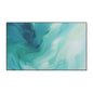 Heavy Duty Floor Mat — Teal Ocean Abstract Slip-Resistant Entry Rug