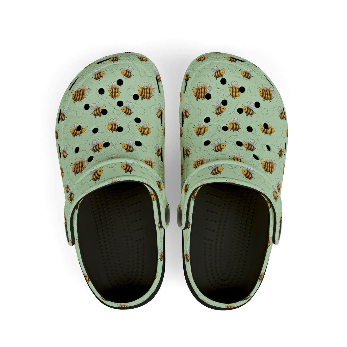 Bee-themed Kid's Clogs