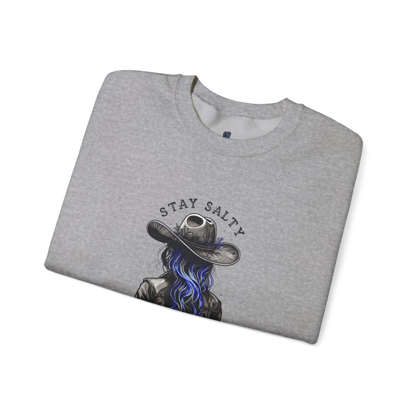 Stay Salty Cowgirl Sweatshirt | Cozy Western Apparel, Gift for Horse Lovers, Casual Wear, Cowboy Culture, Fall Fashion
