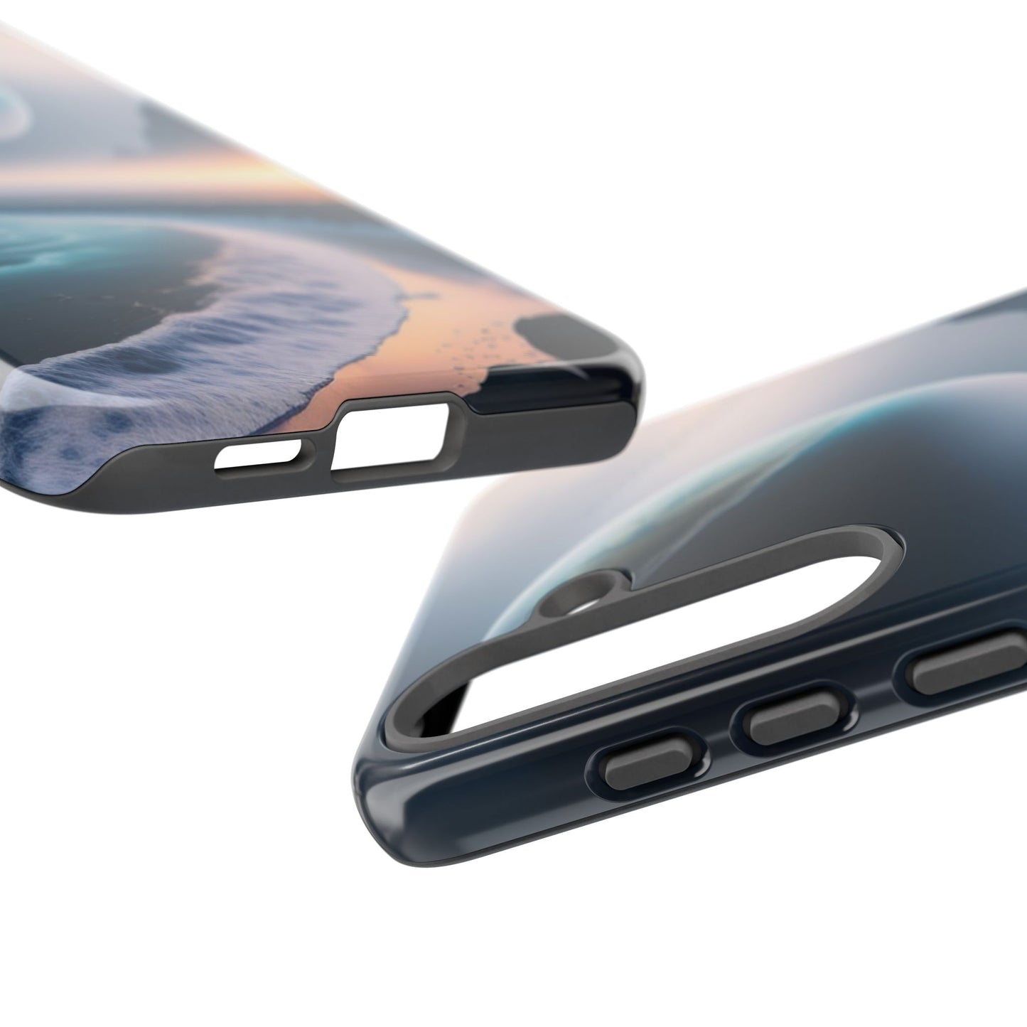Galaxy Ocean Phone Case — Surreal Planet Beach Tough Case