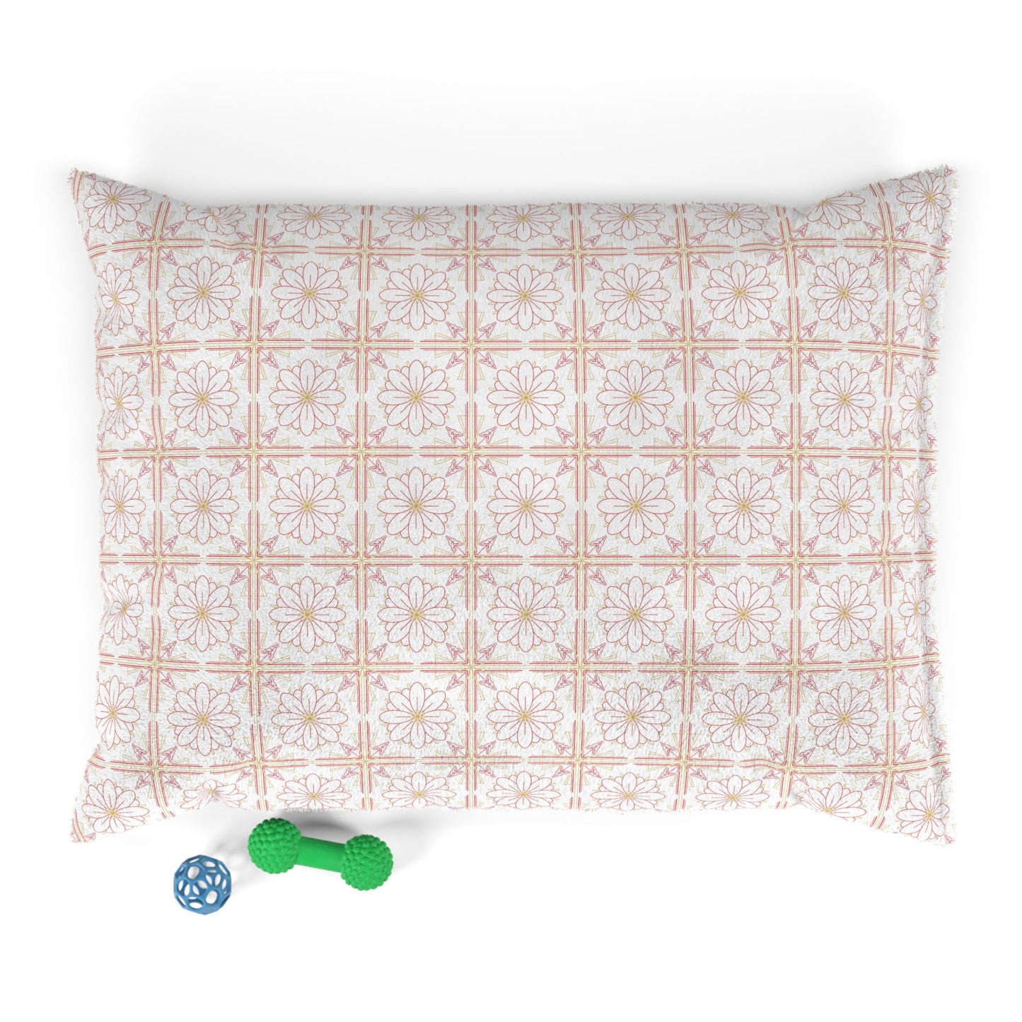 Chic Floral Pet Bed - Cozy Dog Bed, Cat Bed, Luxury Pet Cushion, Soft Decorative Pet Bed, Stylish Animal Furniture