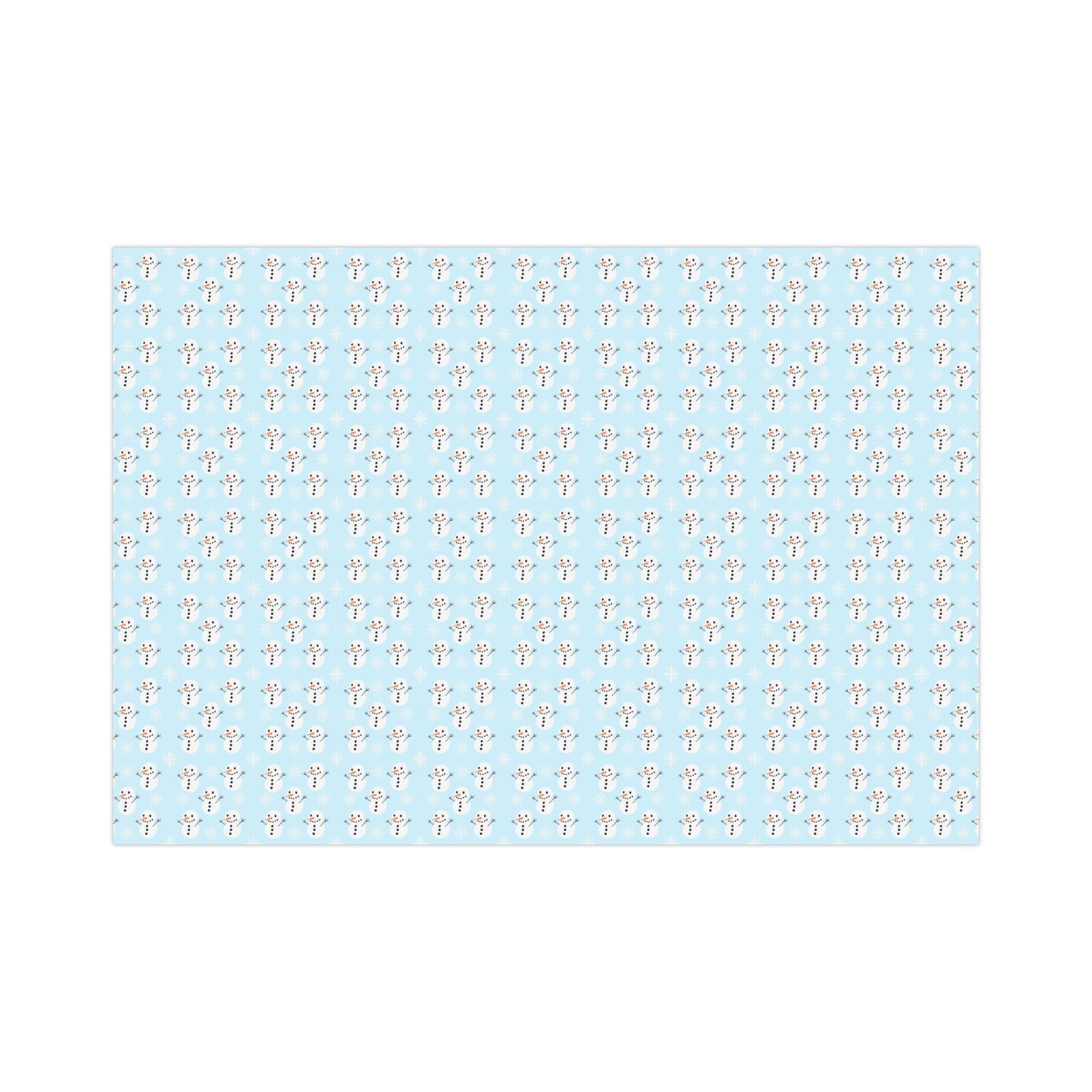 Snowman Gift Wrap Papers, Holiday Wrapping Paper, Christmas Gift Wrap, Cute Snowman Design, Winter Celebration Supplies