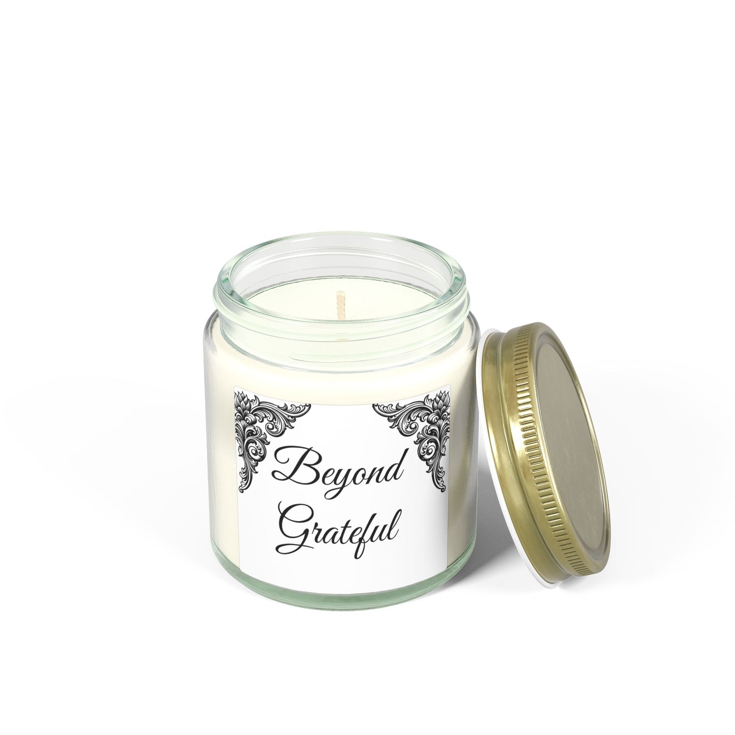 Scented Candle — "Beyond Grateful" Coconut Apricot Wax (4oz & 9oz)