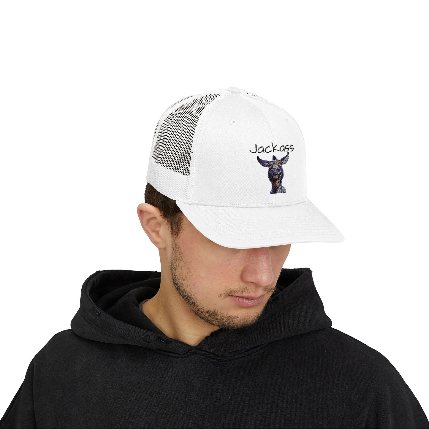 Humorous Jackass Snapback Trucker Cap
