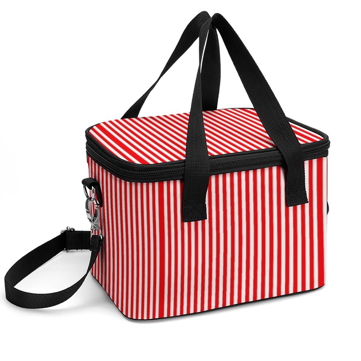 Portable Cooler/lunch bag  - Red and white