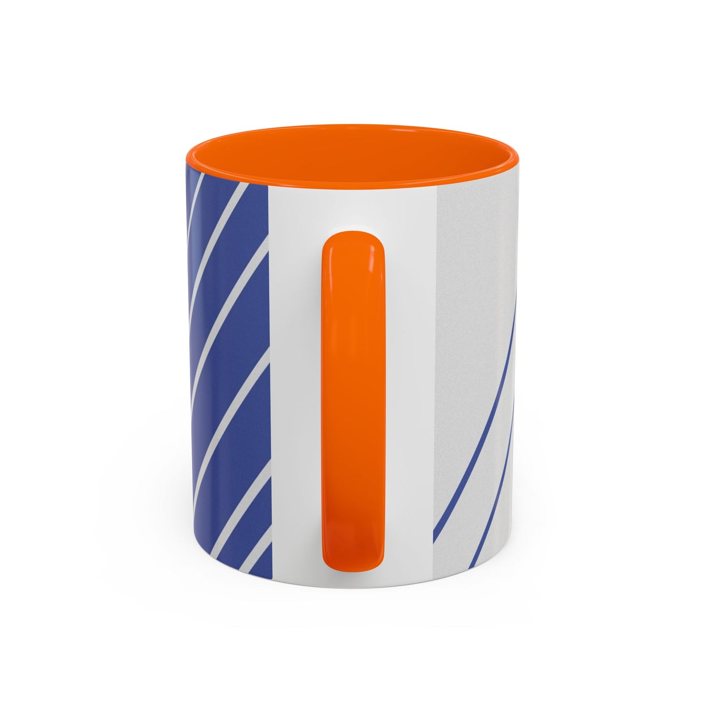 Elegant Stripe Accent Coffee Mug - Perfect for Gifts, Home Decor, Office, Birthdays, and Tea Lovers