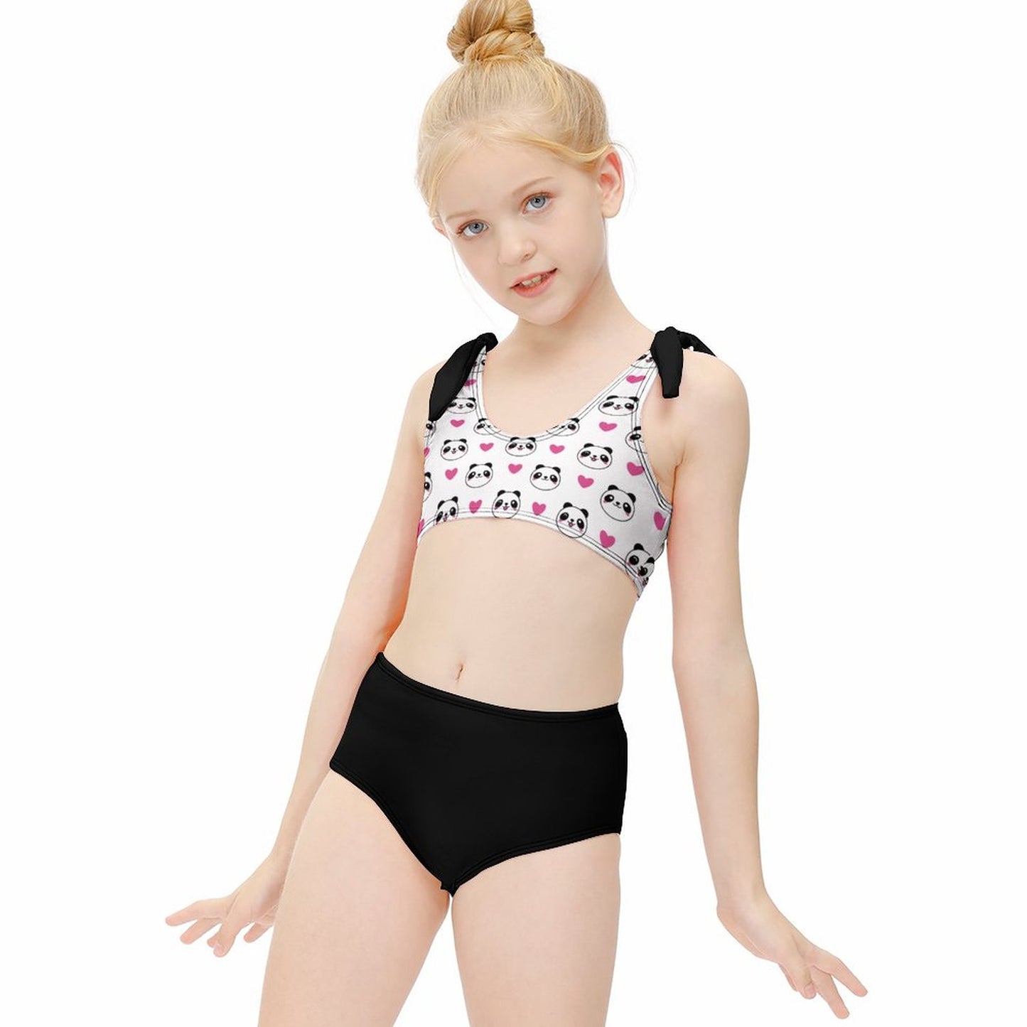 Beach Sports 2-Piece Swimsuit for Girls(All-Over Printing)