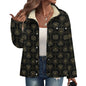 Stand-up Collar Fleece Casual Jacket