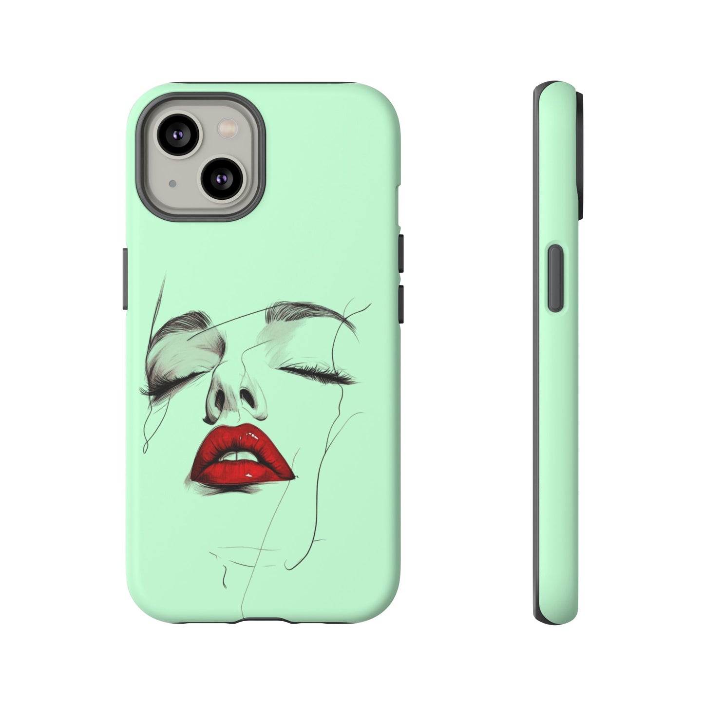 Stylish Phone Case, Artistic Phone Cover, Trendy Tech Accessory, Unique Cell Phone Protector, Gift for Her, Modern Aesthetic