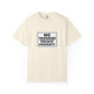 Unisex Garment-Dyed T-Shirt with Bold 'No Trespassing' Design