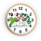 Whimsical Mushroom Wall Clock - Enchanting Home Decor, Boho Aesthetic, Unique Gift for Nature Lovers, Kids Room, Garden Theme