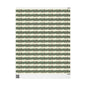 Wrapping Paper Roll — Festive Green Wreath & Red Berry Holiday Wrap