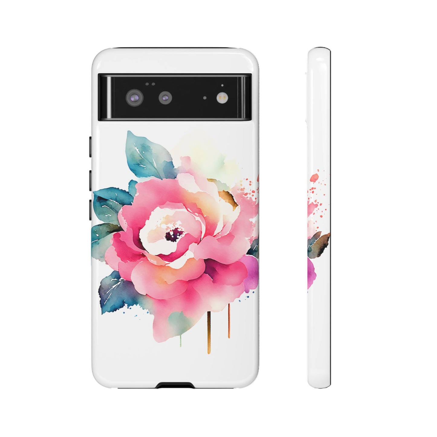 Floral Phone Case - Vibrant Rose Design