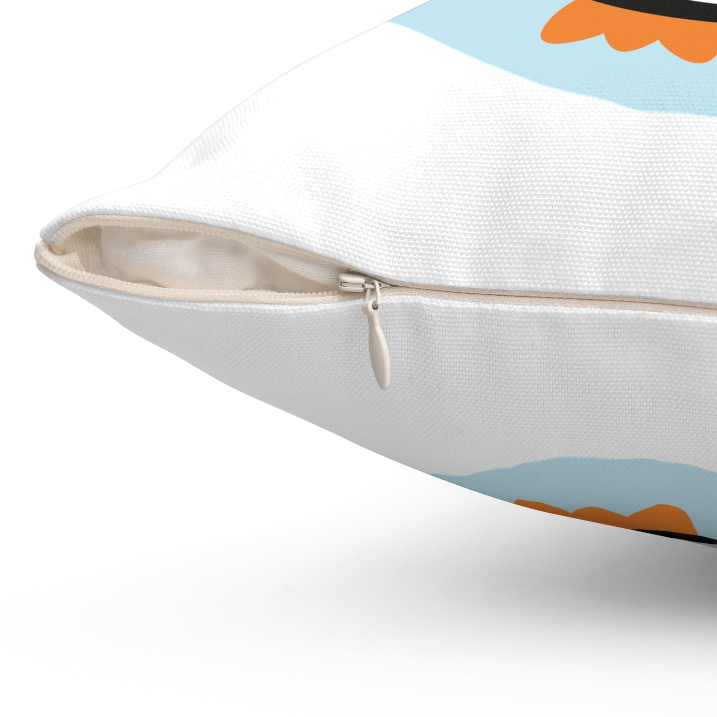 Holiday Penguin Pillow — Cute Reindeer Antler Penguin with Scarf Decorative Throw Pillow