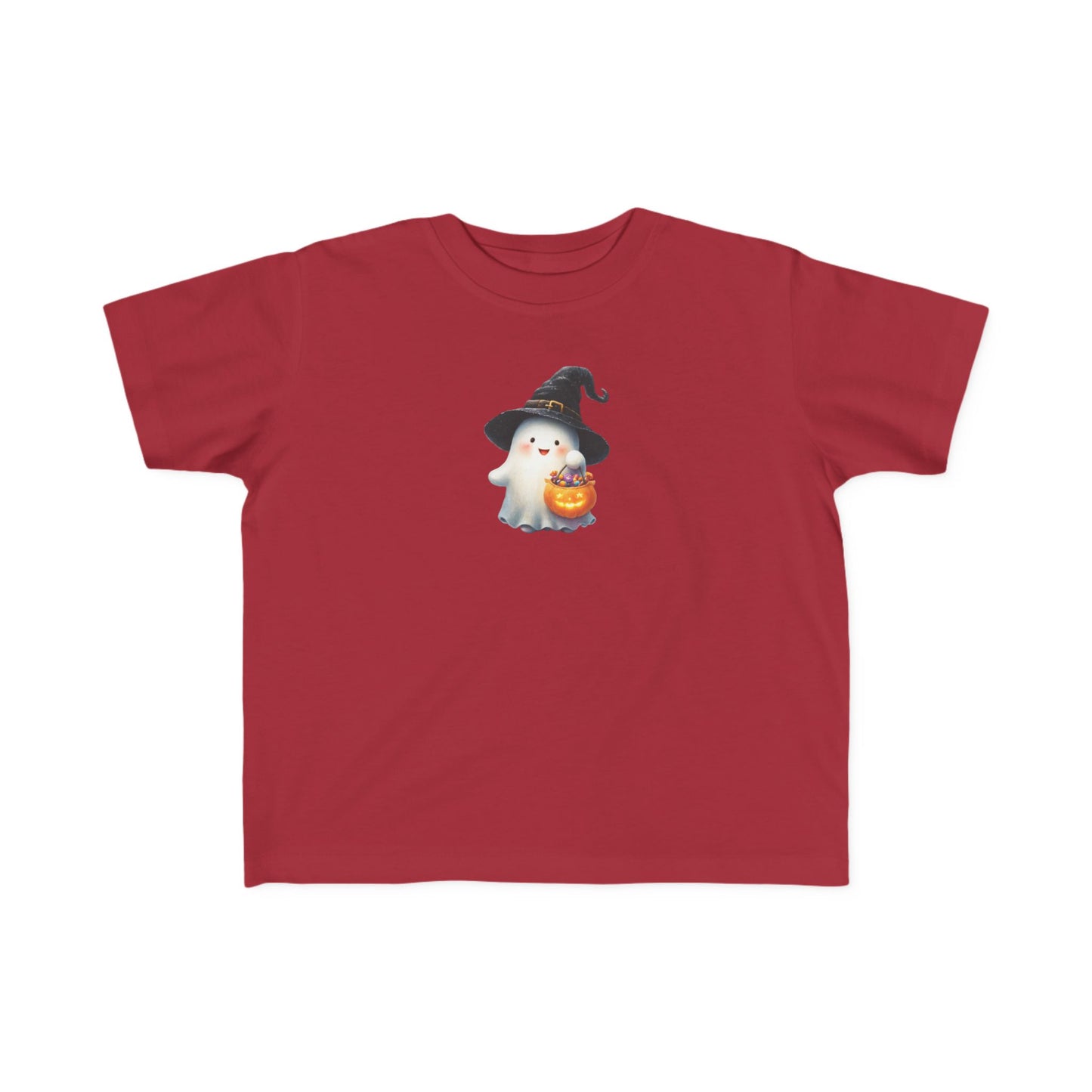 Adorable Halloween Toddler Tee, Cute Ghost Design, Kids Halloween Outfit, Witch Hat Shirt, Toddler Costume Top