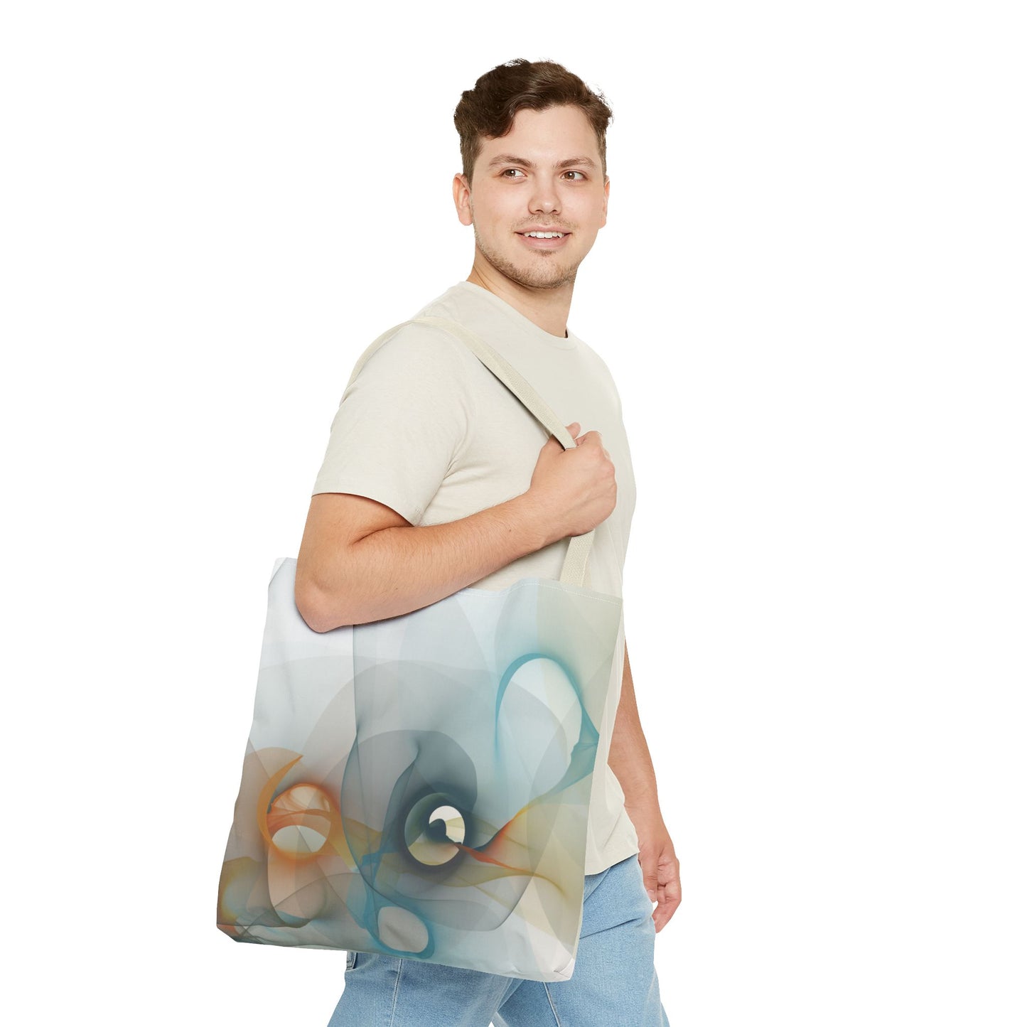 Stylish Abstract Tote Bag, Art-Inspired Bag, Perfect for Everyday Use, Trendy