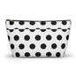 Chic Polka Dot Accessory Pouch, Stylish Makeup Bag, Travel Organizer, Gift for Her, Fun Dot Pattern, Cosmetic Case