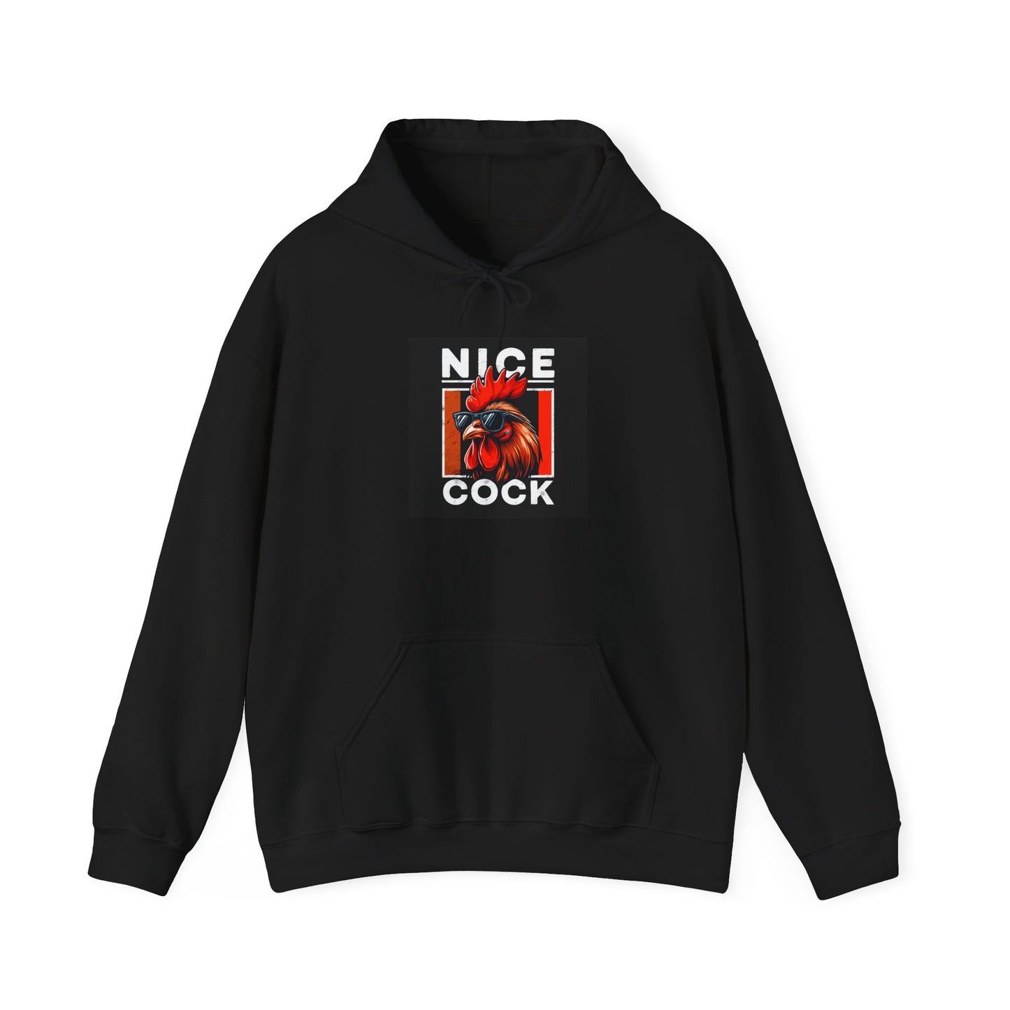 Rooster Graphic Hoodie – "Nice Cock" Bold Farmhouse Pullover