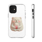 Cute Bear Phone Case, Tough Cases, Animal Lover Gift, Kids Accessories, Mother’s Day, Heartwarming Design