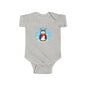 Infant Penguin Reindeer Bodysuit — Cute Holiday Baby Onesie