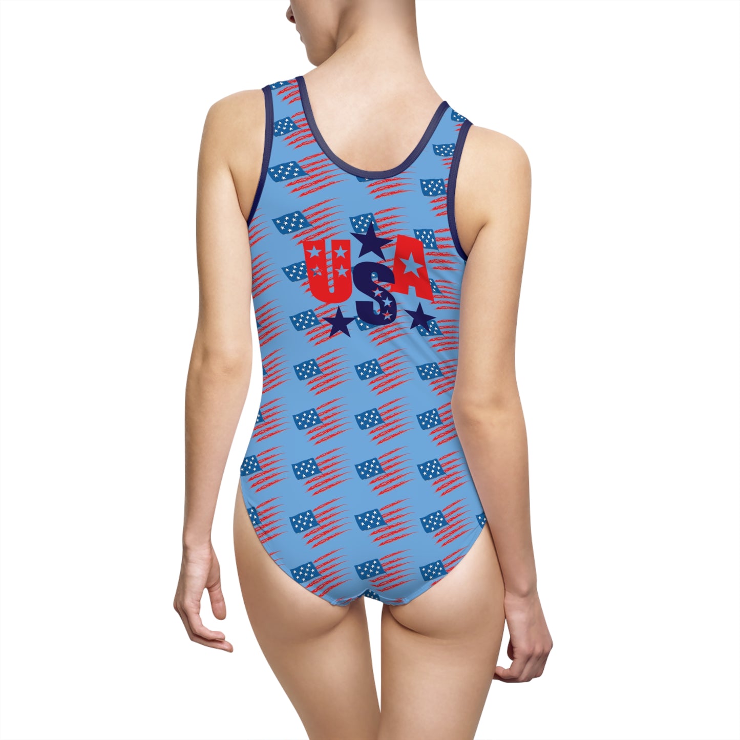 Patriotic Women's One-Piece Swimsuit