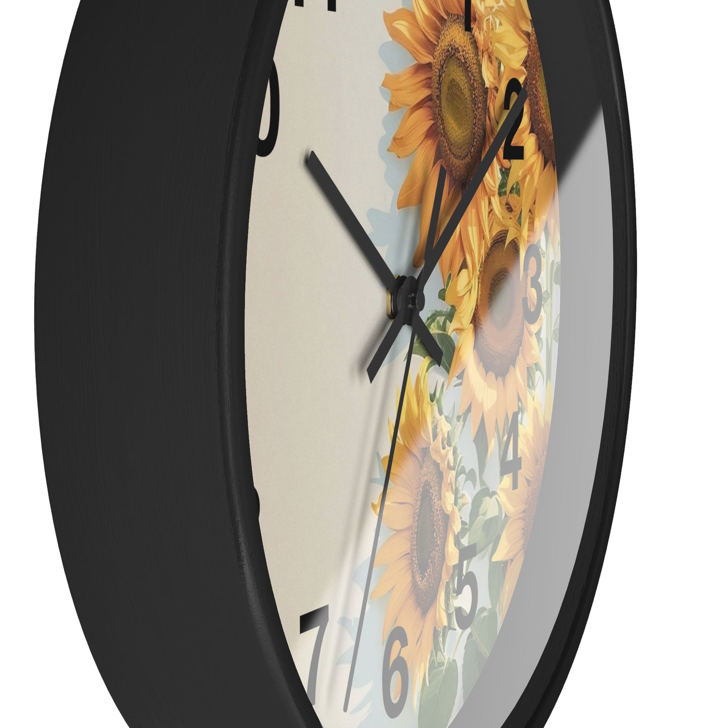 Sunflower Bouquet Wall Clock | Floral Home Decor, Kitchen Clock
