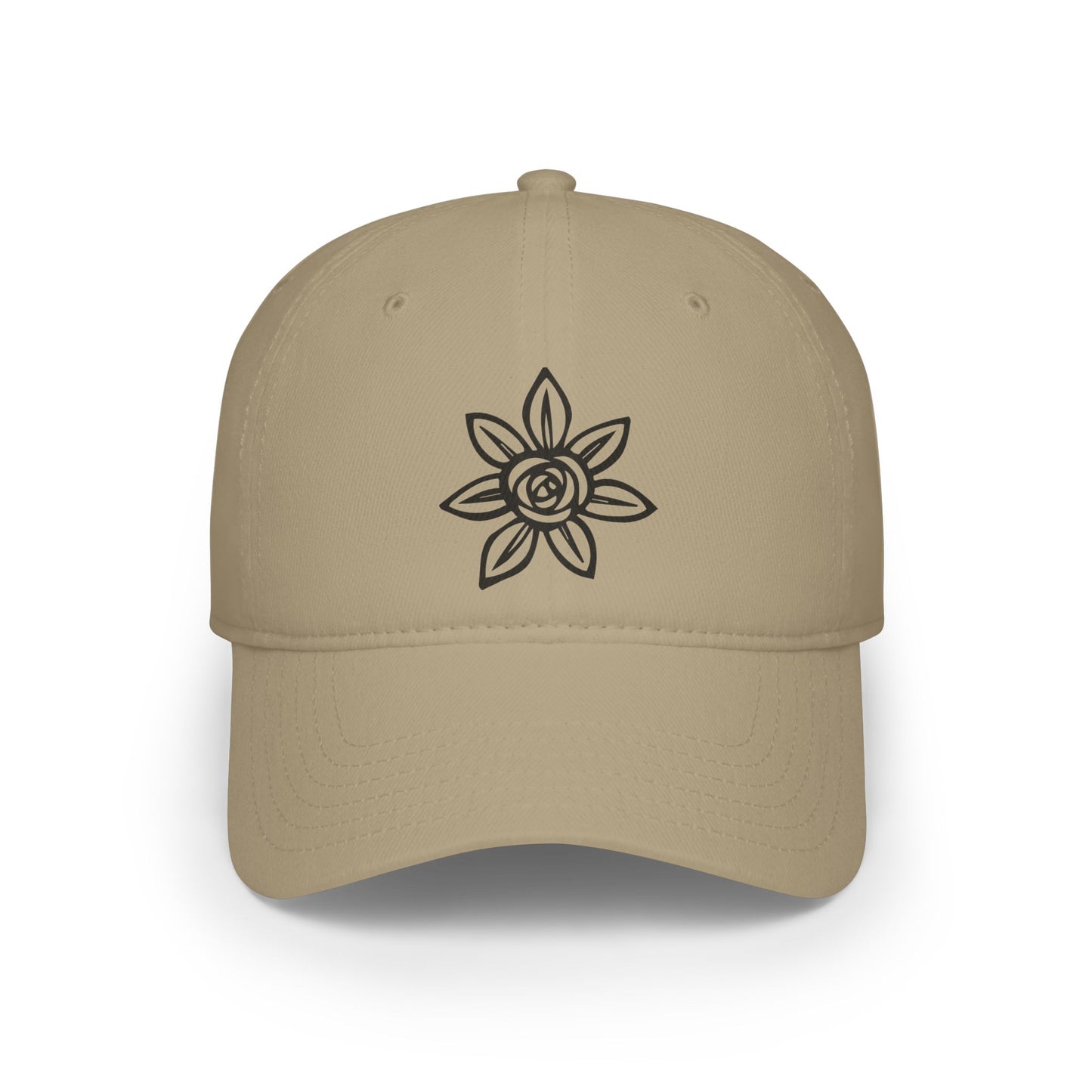 Stylish Floral Low Profile Baseball Cap, Casual Hat, Summer Accessory, Gift for Her, Trendy Headwear, Everyday Wear