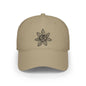 Stylish Floral Low Profile Baseball Cap, Casual Hat, Summer Accessory, Gift for Her, Trendy Headwear, Everyday Wear