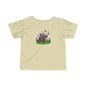 Cute Hippo Infant Tee with Bubbles, Baby Shirt, Toddler T-Shirt, Fun Kids Clothing, Unique Baby Gift, Pram Outfit