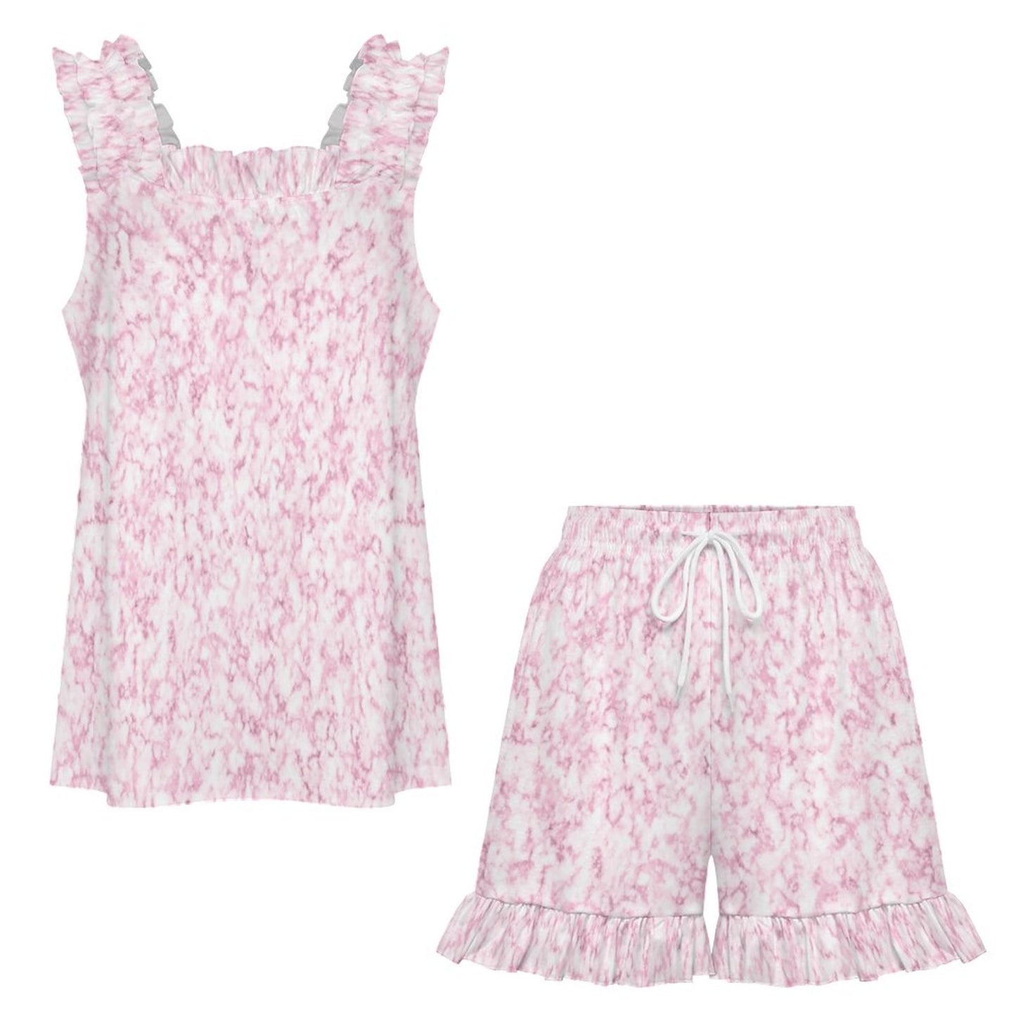 Ruffled Pajama Set