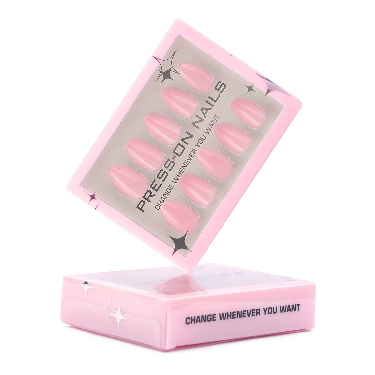 30 pieces of pink solid color press-on nails advanced sense box gel manicure fake nail short wearable nail – Image 3