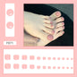 Pure desire French diamond flash ins wind sweet and cool hot girl press-on nails and Press-on toenails special fake nail manicure piece Press-on toenails nail｜365nails