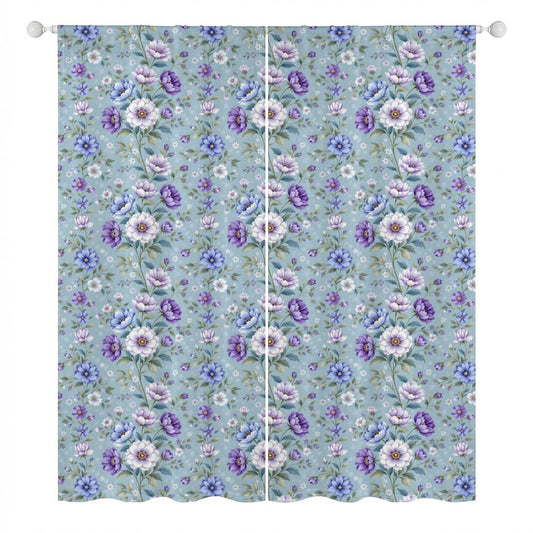 Sheer Curtain Flowers