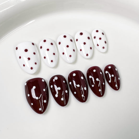 Chic Dot Series Press-On Nails