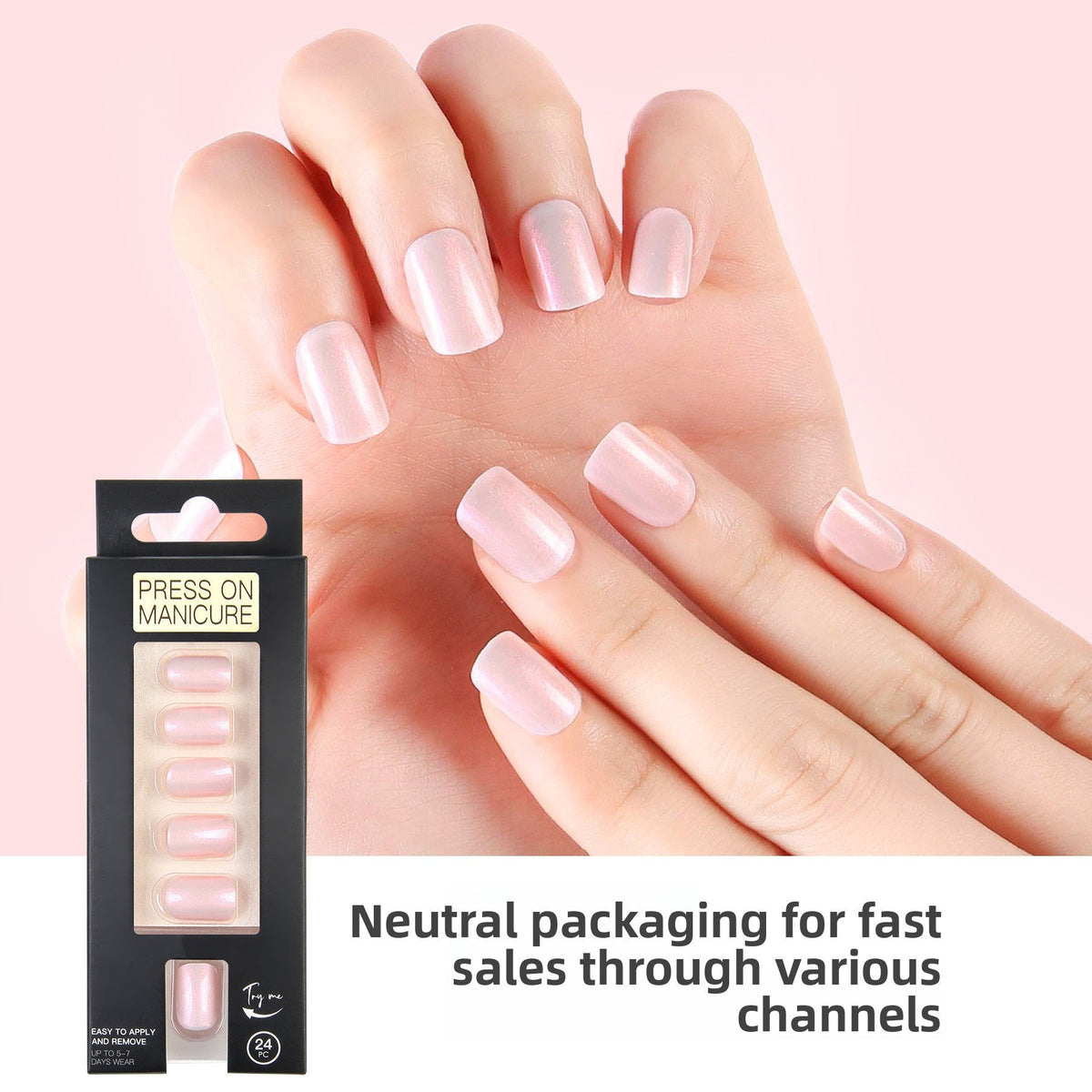 Aurora Glow Short Nail Set – Image 4