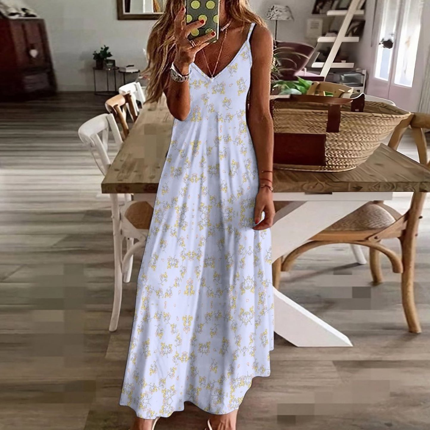 Ankle-length Slip Dress