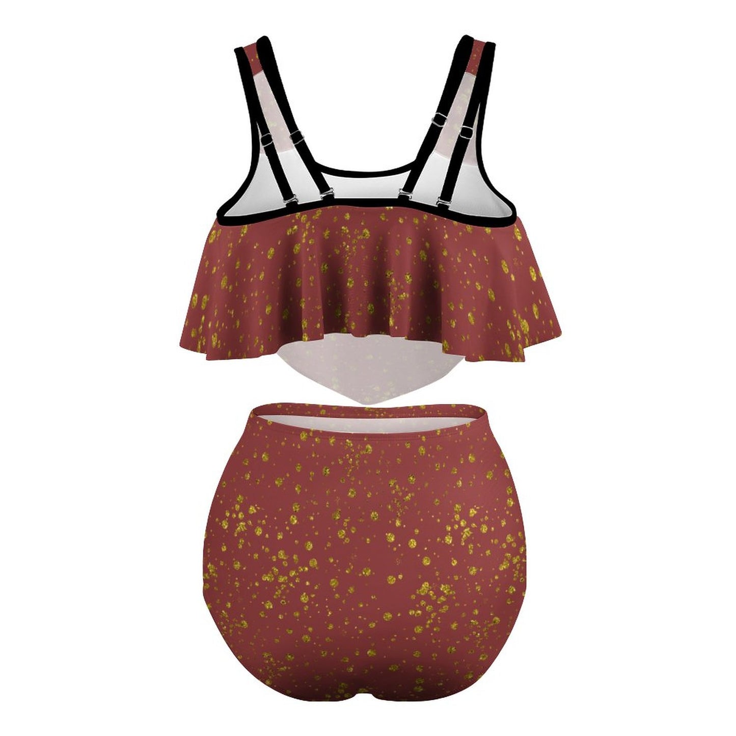 Plus Size Women's Two piece Swimsuit with Tankini