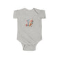 Adorable Personalized Baby Bodysuit, Infant Outfit - letter I, Baby Shower Gift, Toddler Clothing, Cute Baby Onesie